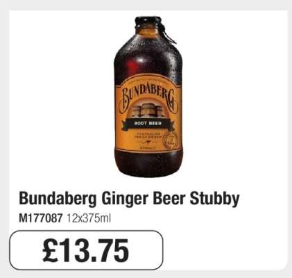 Bundaberg Ginger Beer Stubby