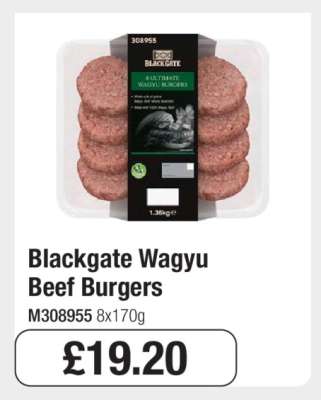 Blackgate Wagyu Beef Burgers
