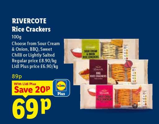 Rivercote Rice Crackers