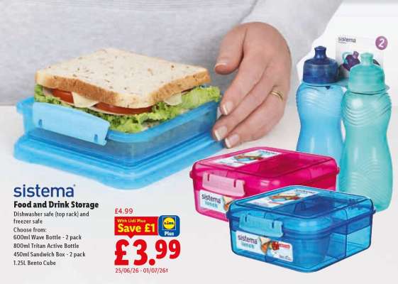 Sistema Food and Drink Storage