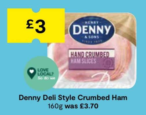 Denny Deli Style Crumbed Ham