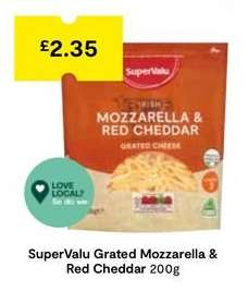 SuperValu Grated Mozzarella & Red Cheddar 200g