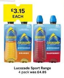 Lucozade Sport Range