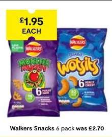 Walkers Snacks 6 pack