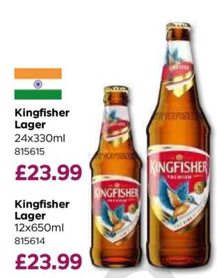 Kingfisher Lager 24x330ml