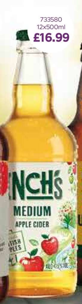 Inch's Medium Apple Cider