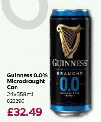 Guinness 0.0% Microdraught Can