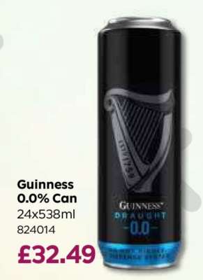 Guinness 0.0% Can