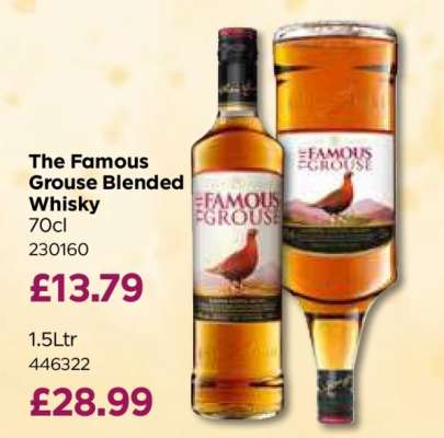 The Famous Grouse Blended Whisky 70cl