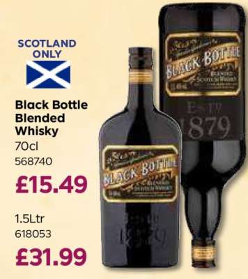 Black Bottle Blended Whisky 70cl