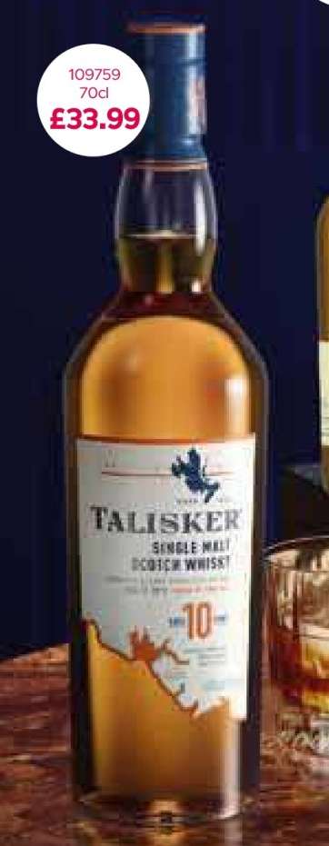 Talisker Single Malt Scotch Whisky 10 Years