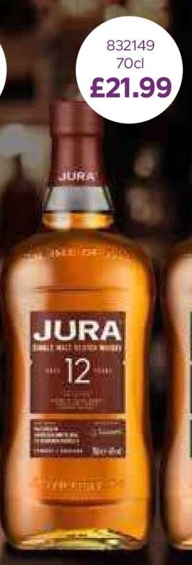Jura 12 Year Old Single Malt Scotch Whisky