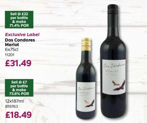 Dos Condores Merlot 6x75cl