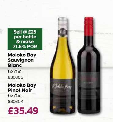 Moloko Bay Sauvignon Blanc & Pinot Noir