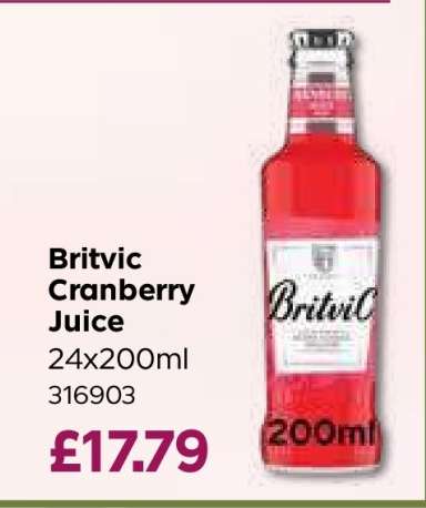 Britvic Cranberry Juice