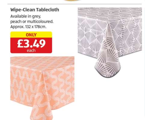 Wipe-Clean Tablecloth