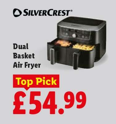 SilverCrest Dual Basket Air Fryer