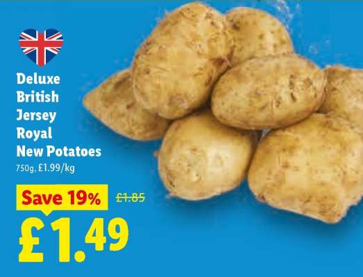 Deluxe British Jersey Royal New Potatoes