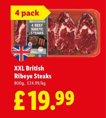 XXL British Ribeye Steaks