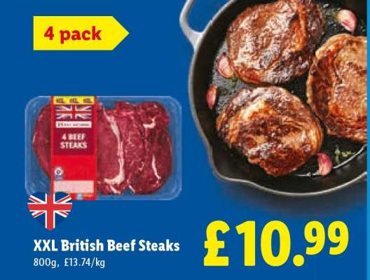 XXL British Beef Steaks