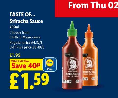 TASTE OF... Sriracha Sauce