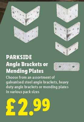 PARKSIDE Angle Brackets or Mending Plates