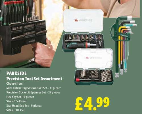 PARKSIDE Precision Tool Set Assortment