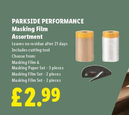 PARKSIDE PERFORMANCE Masking Film Assortment