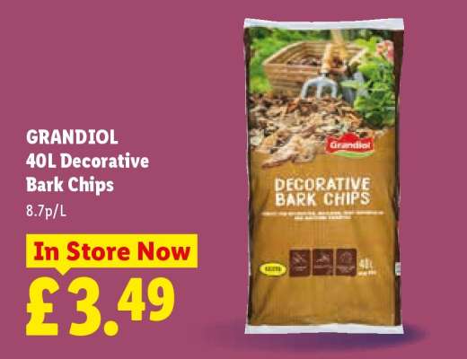 GRANDIOL 40L Decorative Bark Chips