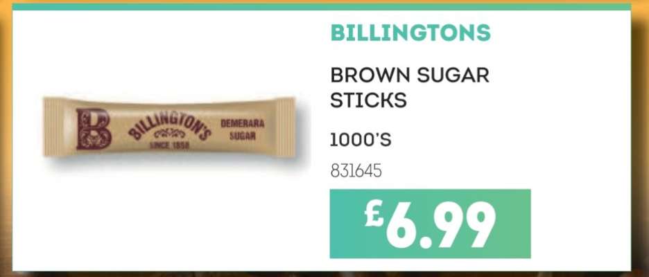 BILLINGTONS BROWN SUGAR STICKS