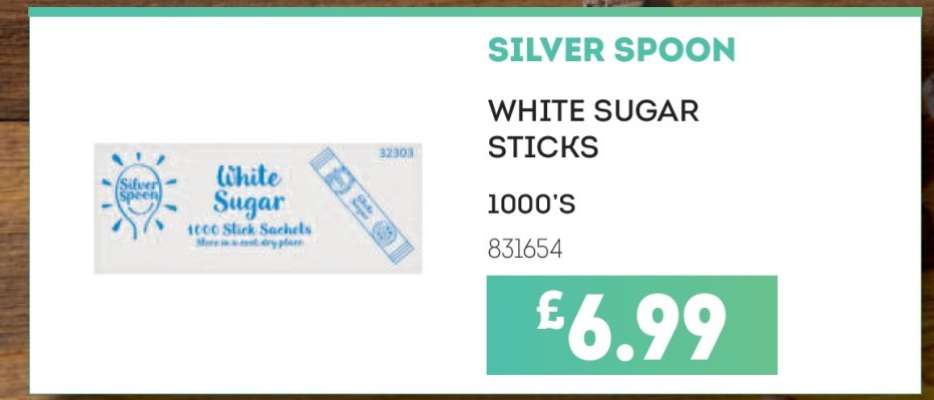 SILVER SPOON WHITE SUGAR STICKS