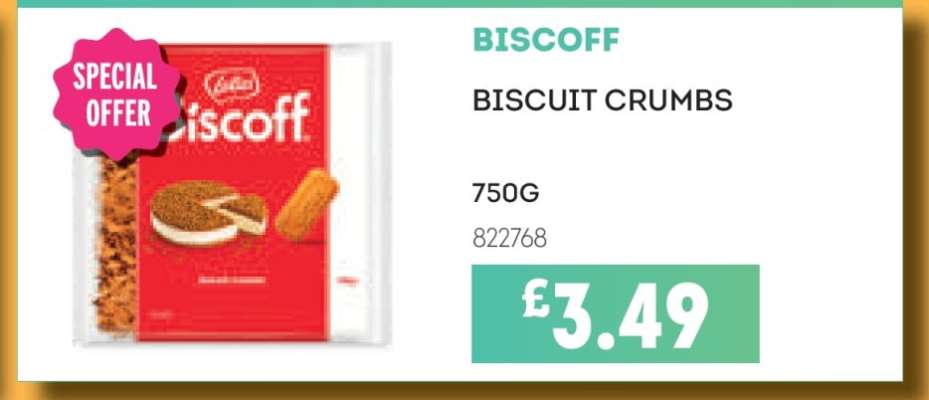 Biscoff Biscuit Crumbs