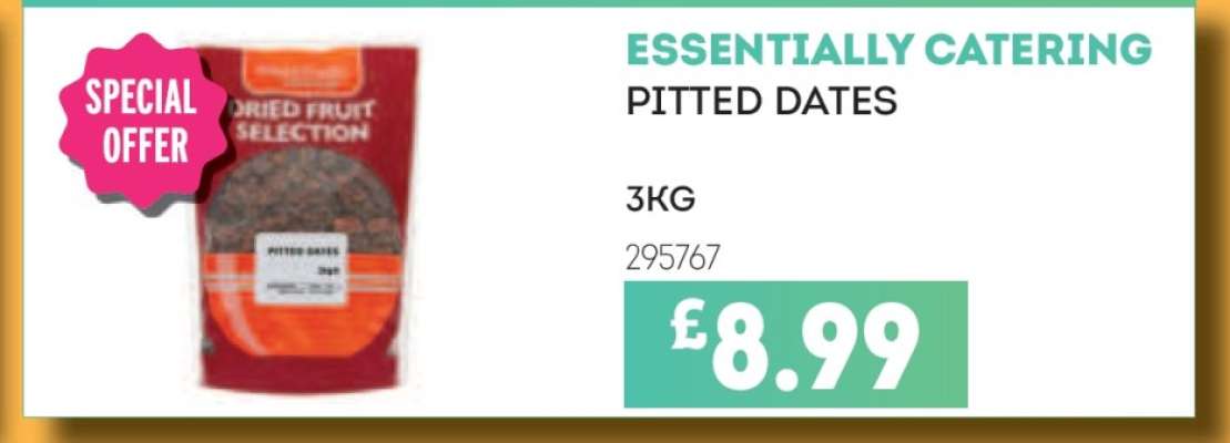 ESSENTIALLY CATERING PITTED DATES