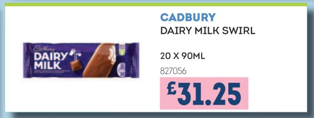 CADBURY DAIRY MILK SWIRL