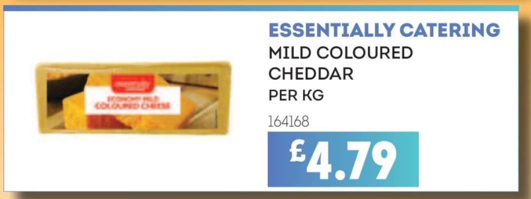 Essentially Catering Mild Coloured Cheddar
