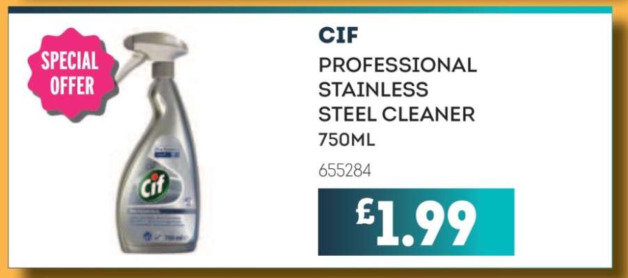 Cif Professional Stainless Steel Cleaner