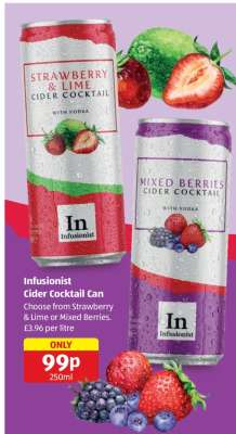 Infusionist Cider Cocktail Can