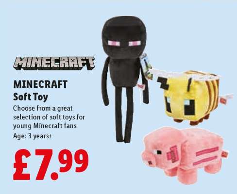 MINECRAFT Soft Toy