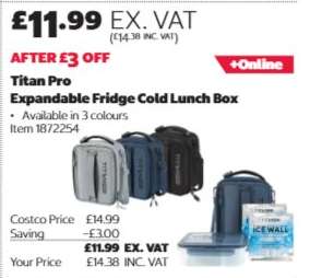 Titan Pro Expandable Fridge Cold Lunch Box