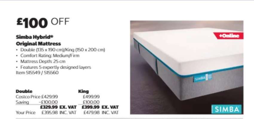 Simba Hybrid Original Mattress
