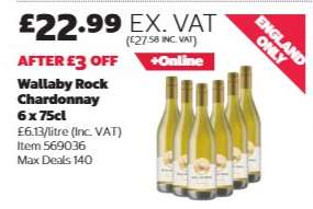 Wallaby Rock Chardonnay 6 x 75cl