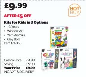 Kits for Kids in 3 Options