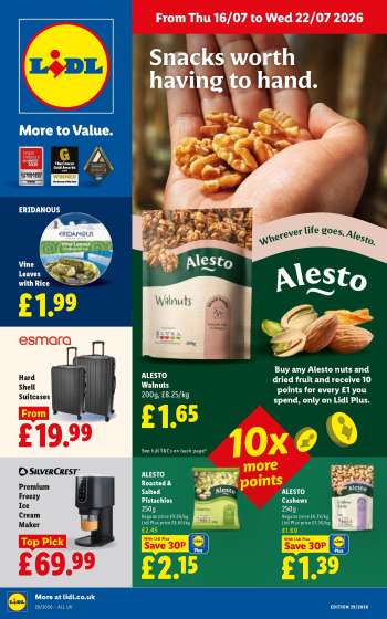 Lidl offer  - 16/07/2026 - 22/07/2026.