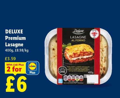 DELUXE Premium Lasagne