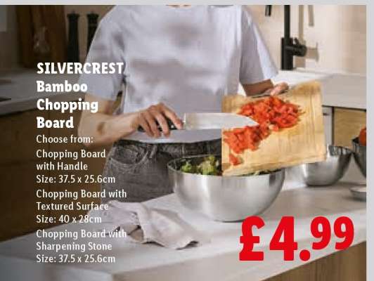 SILVERCREST Bamboo Chopping Board