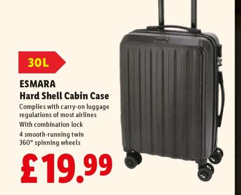 ESMARA Hard Shell Cabin Case