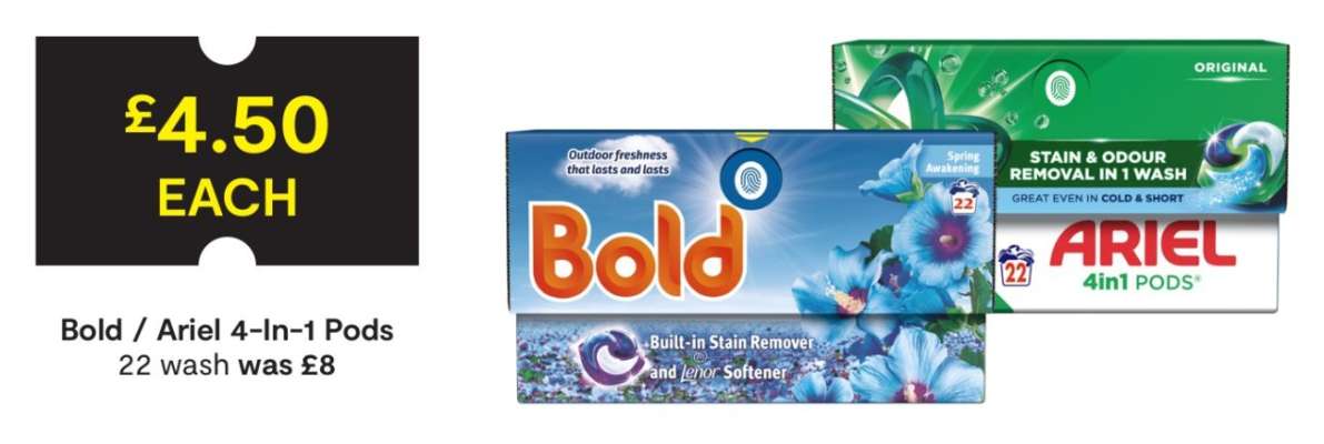 Bold / Ariel 4-In-1 Pods