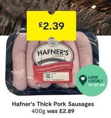 Hafner's Thick Pork Sausages