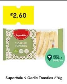 SuperValu 9 Garlic Toasties 270g