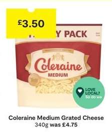 Coleraine Medium Grated Cheese